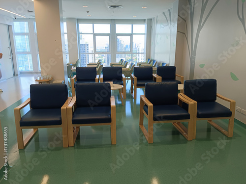 nice waiting room in clinic