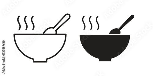 Stew icon vector sign symbol