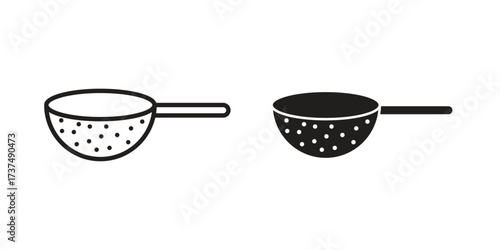 Strainer icon vector sign symbol