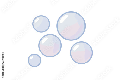 Colorful soap bubbles floating in the air, creating a cheerful atmosphere at a sunny outdoor gathering