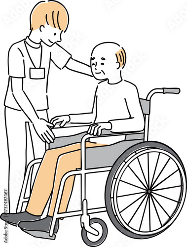 車椅子　シニア　介護