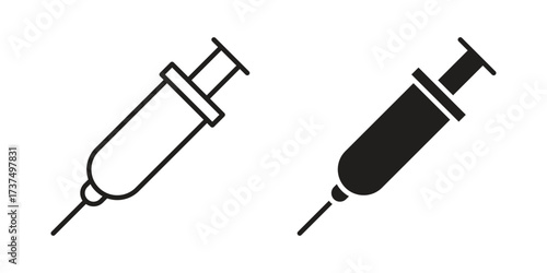 Vaccination icon vector sign symbol