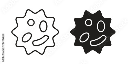 White blood cell icon vector sign symbol