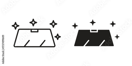 Windscreen icon vector sign symbol