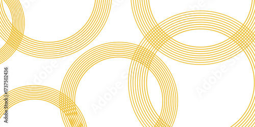 Yellow ramen pattern on white background. yellow wavy abstract pattern.