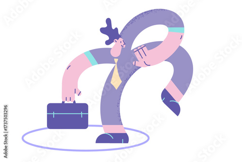 Comfort zone, managing routine concept