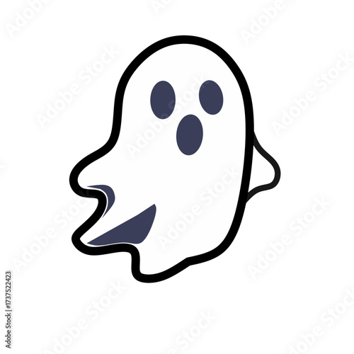 Halloween ghost vector
