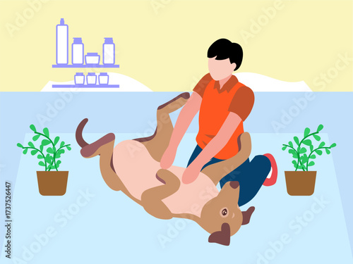 Neuter Concept IllustrationVector Style