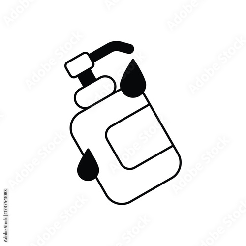 Shampoo Bottle Vector icon
