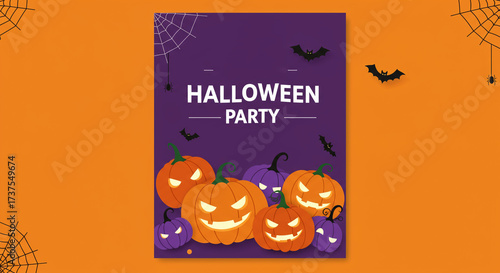 Halloween Party Invitation Flyer