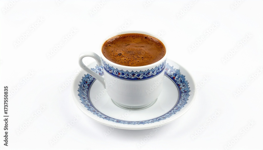 Fototapeta premium cup of coffee on white background