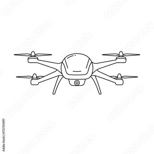 Modern drone aerial vehicle technology innovation exploration concept