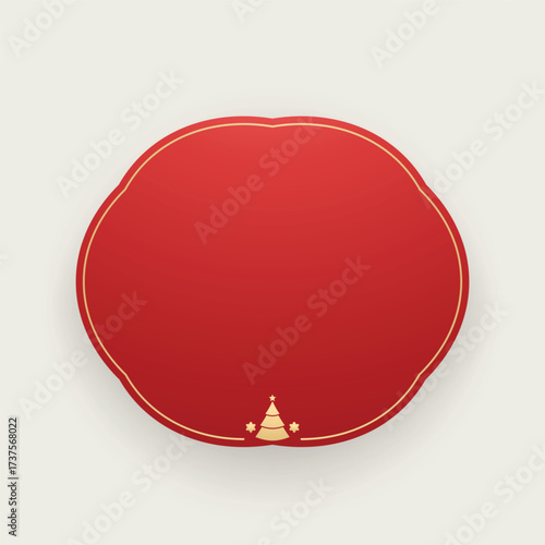 Christmas sale stickers and label. Price tag holiday. Christmas stickers. Free space for text.