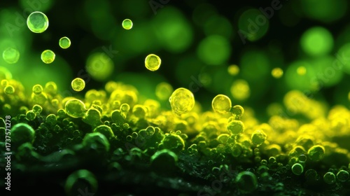 Lush Green Moss Blanketing Forest Floor Creating a Tranquil and Refreshing Natural Atmosphere Ideal for Nature Lovers and Serenity Seekers Alike
