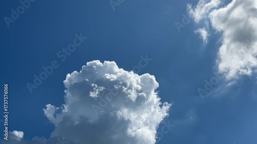 Wallpaper Mural blue sky with clouds, time lapse clouds Torontodigital.ca