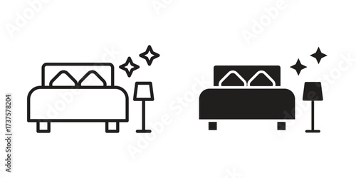Clean Room icon art in black and white