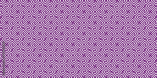 Monochrome meander or greek key pattern