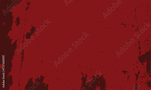 Grainy red background with spray texture, red the​ pattern​ of​ surface​ wall​ concrete, Metal texture with scratches and cracks, Monochrome texture, Image includes a effect.eps10