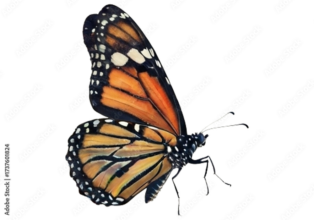 Fototapeta premium Butterfly with transparent png background