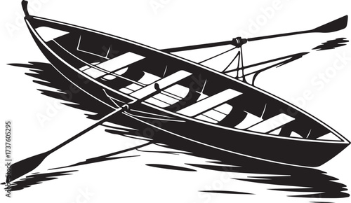 Collection of diverse maritime vessels in black silhouette style