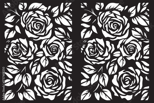 Rose Pattern Laser Cut Ornament