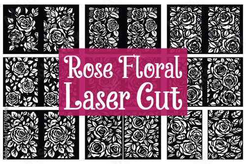 Rose Pattern Laser Cut Ornament