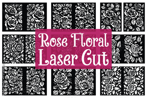 Rose Pattern Laser Cut Ornament