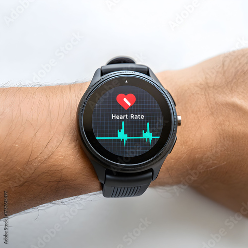 smartwatch showing workout progress