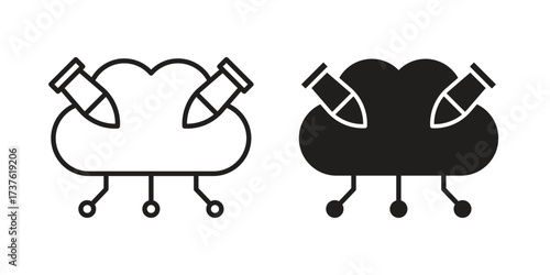 DOS icon art in black and white