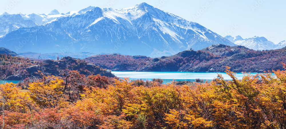 Obraz premium Autumn in Patagonia