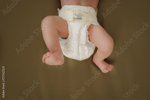 newborn baby photography close-up foot head and ear