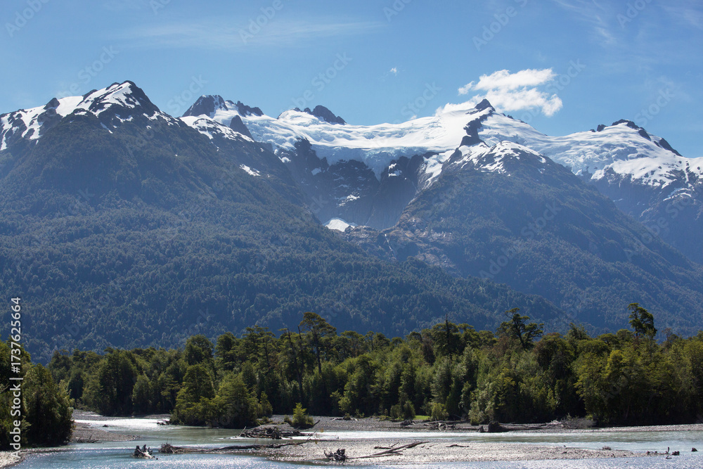 Naklejka premium South Chile