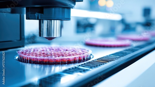 Automated Laboratory System Analyzing Samples in a Clean Environment