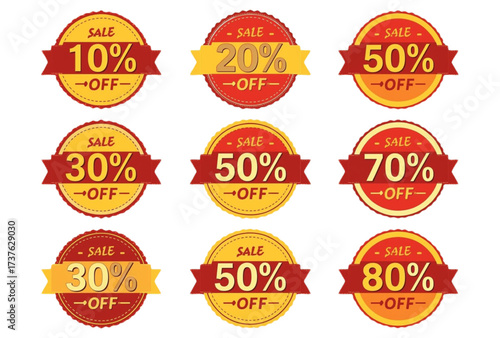 Vector 1 year warranty badge with star