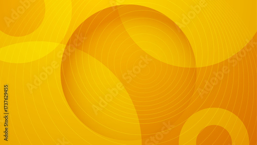 orange abstract background with geometric element