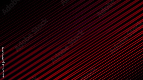 Abstract Red Diagonal Lines Background Animation with Dark Futuristic Glow