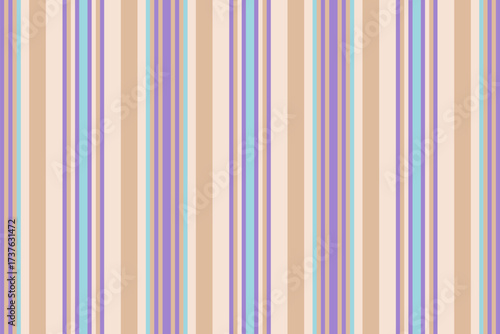 Event texture lines stripe, marketing seamless fabric pattern. Vivid vertical textile vector background in light and violet colors.
