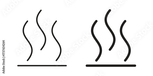Hot icon art in black and white