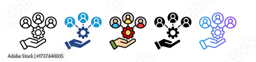 Stakeholder Relations multiple icon