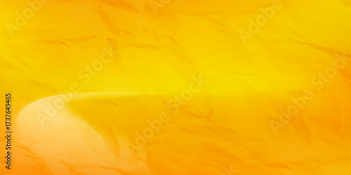 Wallpaper Mural Bright Yellow Crumpled Paper Background For Design, Advertising, And Creative Projects Torontodigital.ca