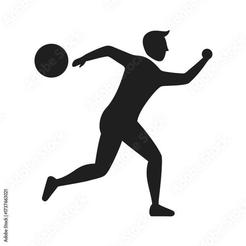 tennis player silhouette vector