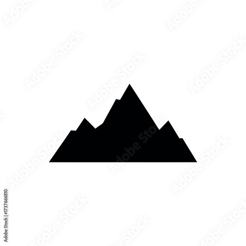 Mountain Icon – Nature Peak Illustration