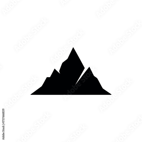 Mountain Icon – Nature Peak Illustration