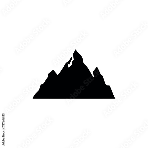 Mountain Icon – Nature Peak Illustration