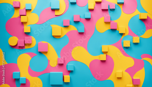 a playful abstract backgrou...