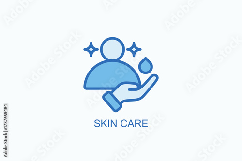 Skin Care Icon Or Logo Isolated Vector Illustration
