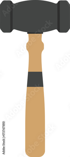 Spirit level tool for accurate horizontal measurements in construction and DIY projects vector illustration 