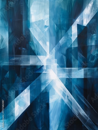 Sharp angular lines abstract background