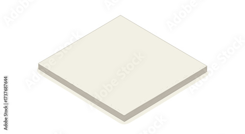 Realistic stack of white napkins with subtle patterns