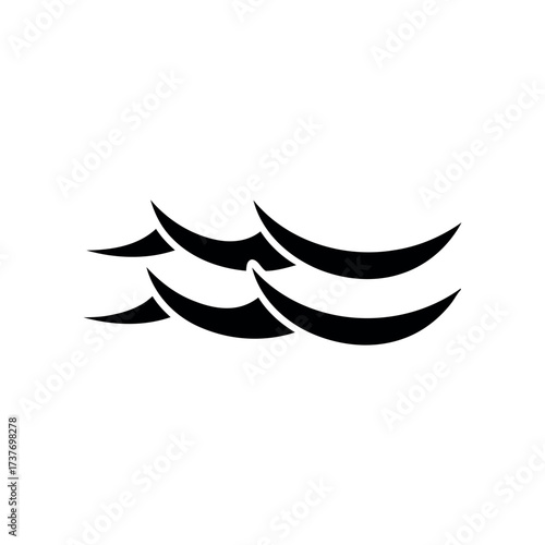 Wave Icon – Ocean Water Illustration